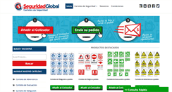 Desktop Screenshot of cartelesseguridadsg.com.ar